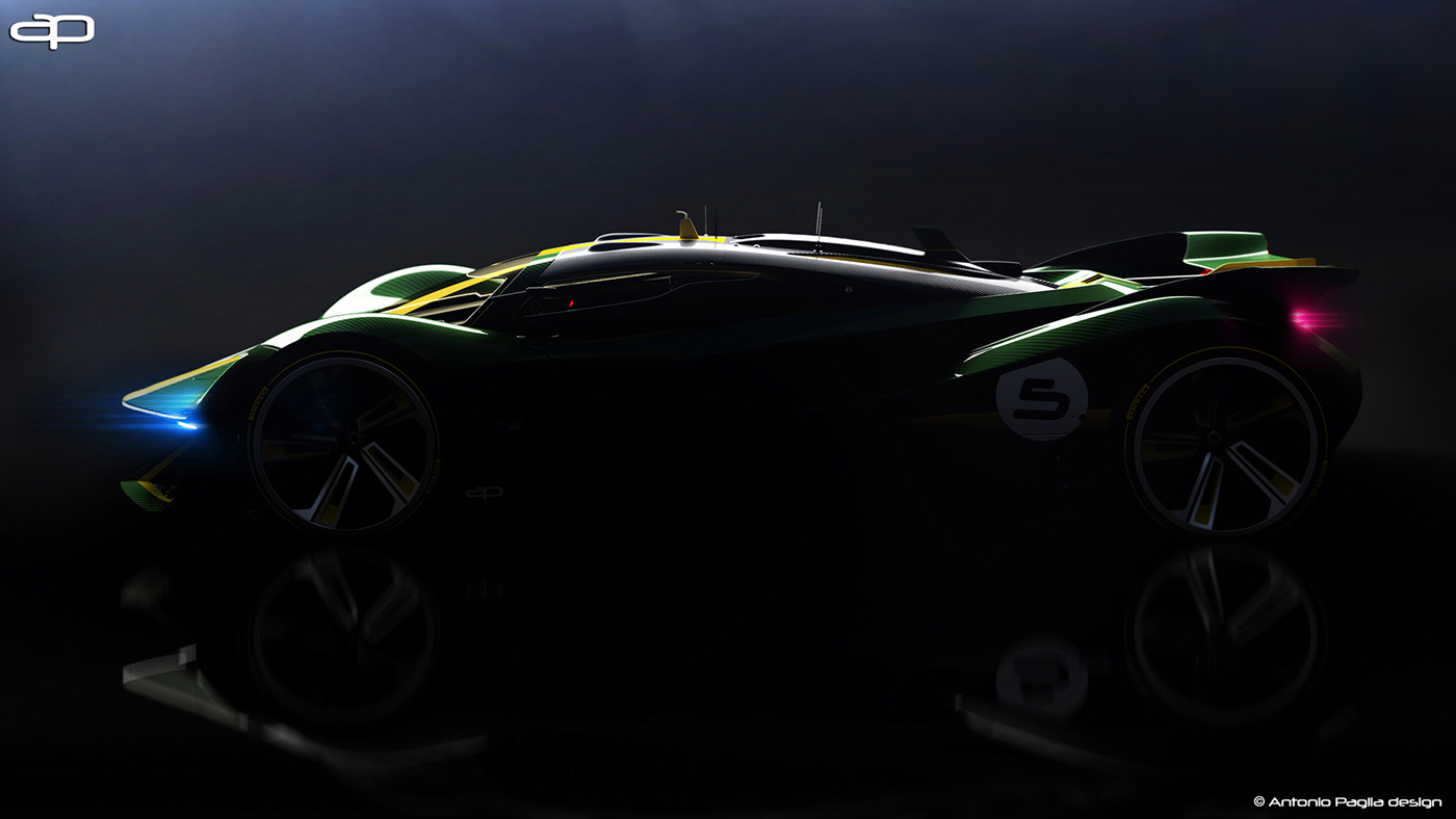 Lotus hypercar concept car design 3D f1 Racing Alias gt