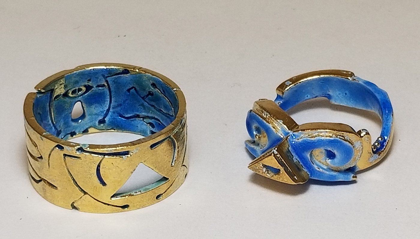 breath of the wild CAD Design inspired Jewelry Design  Legend of Zelda Nintendo Rhino wedding rings