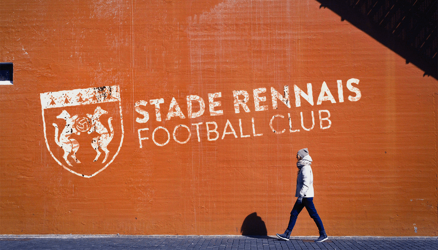 branding  concept football Ligue 1 logo redesign rennes soccer srfc Stade Rennais