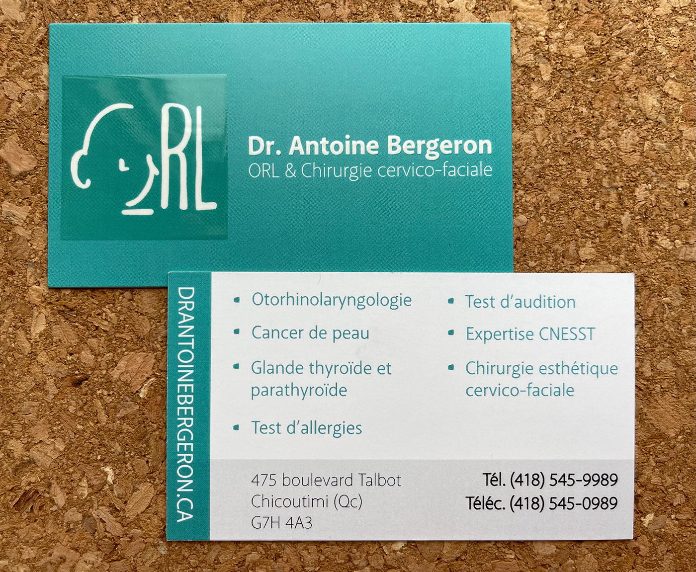 chirurgie chirurgien Clinique logo medical orl saguenay doctor surgeon