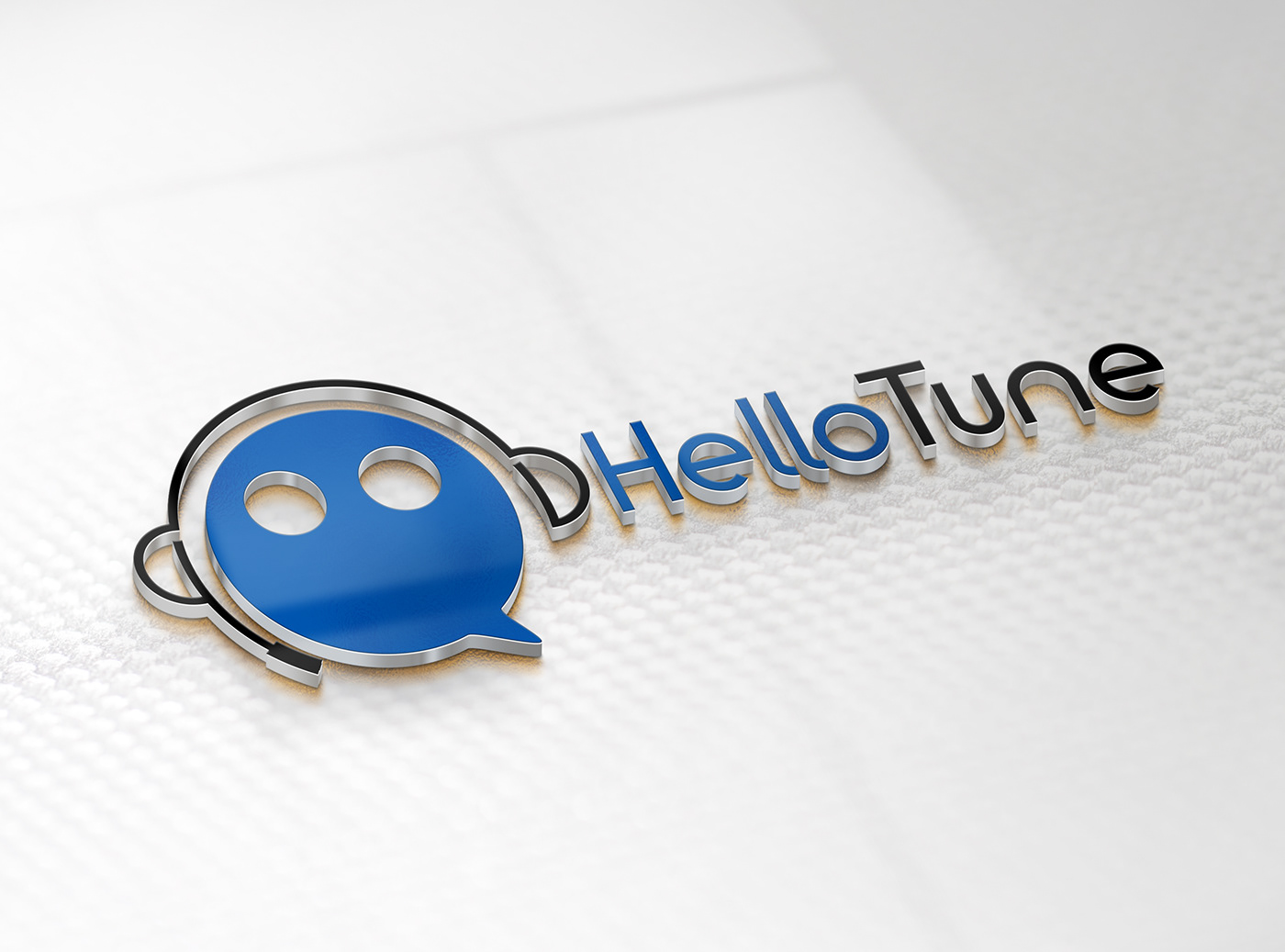 logo Logo Design hellotune customer care logo call center logo