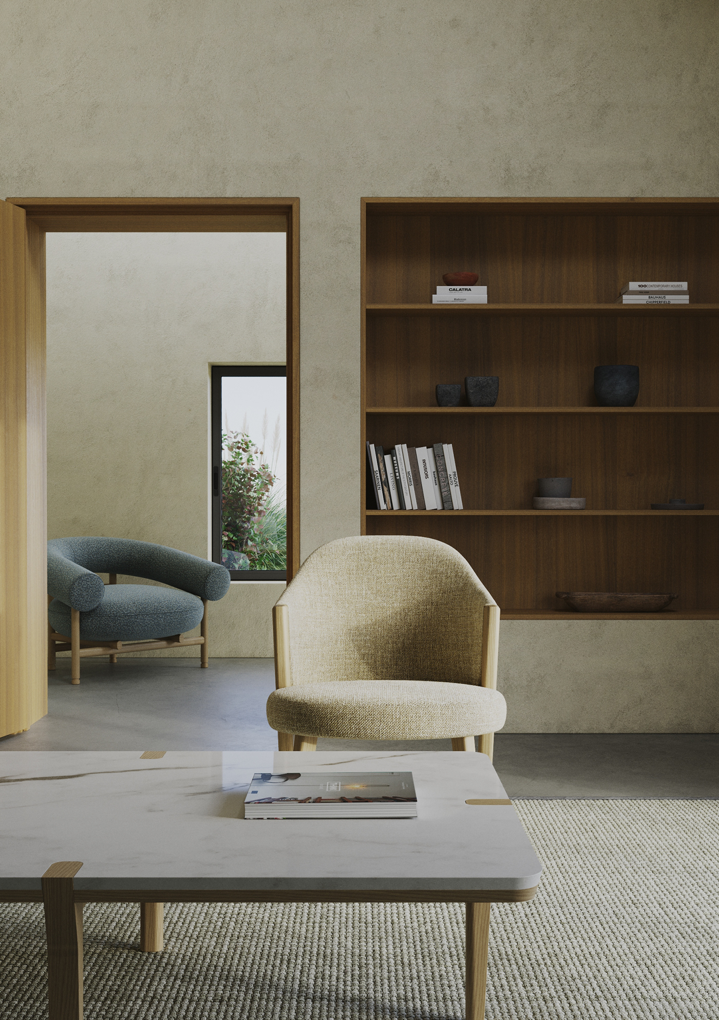 sofa 3D archviz visualization 3ds max Render interior design  CGI solid wood wewood