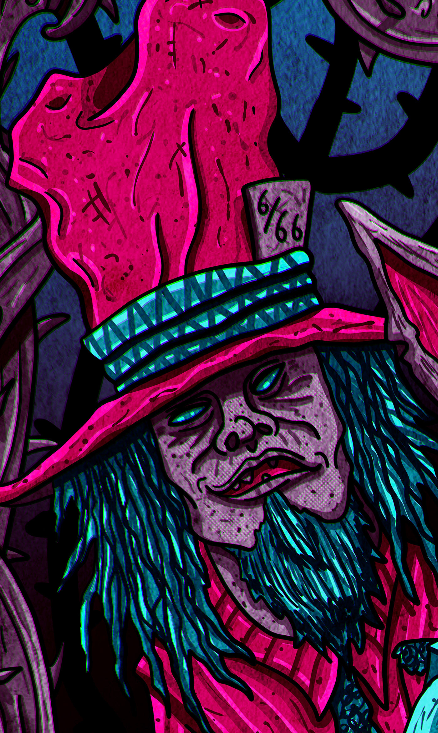 aliceinwonderland dark art horror fantasy ILLUSTRATION  T-Shirt Design Poster Design Digital Art  Drawing  AlicenoPaísdasMAravilhas