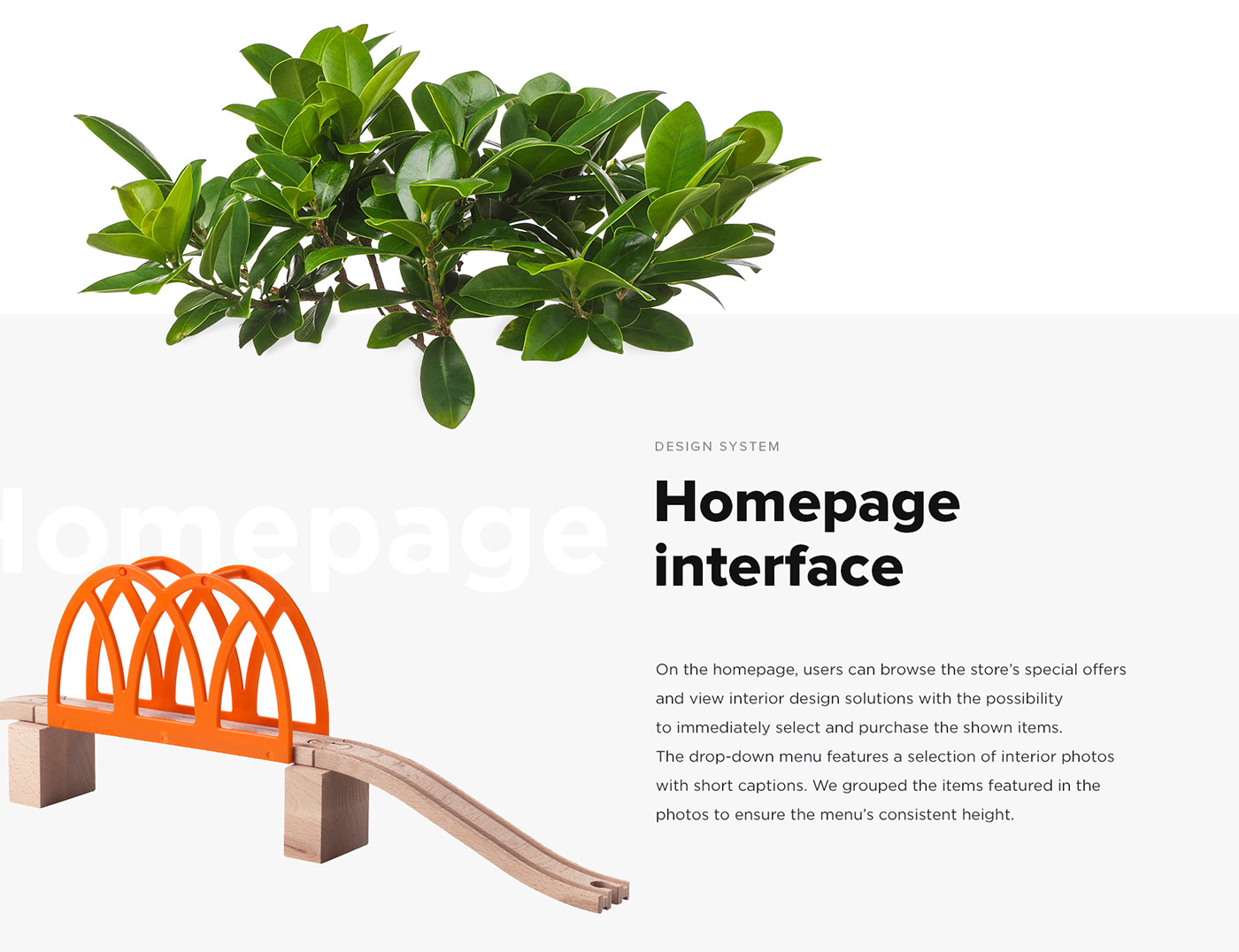 ikea UI ux Website minimal mobile e commerse concept redesign flat