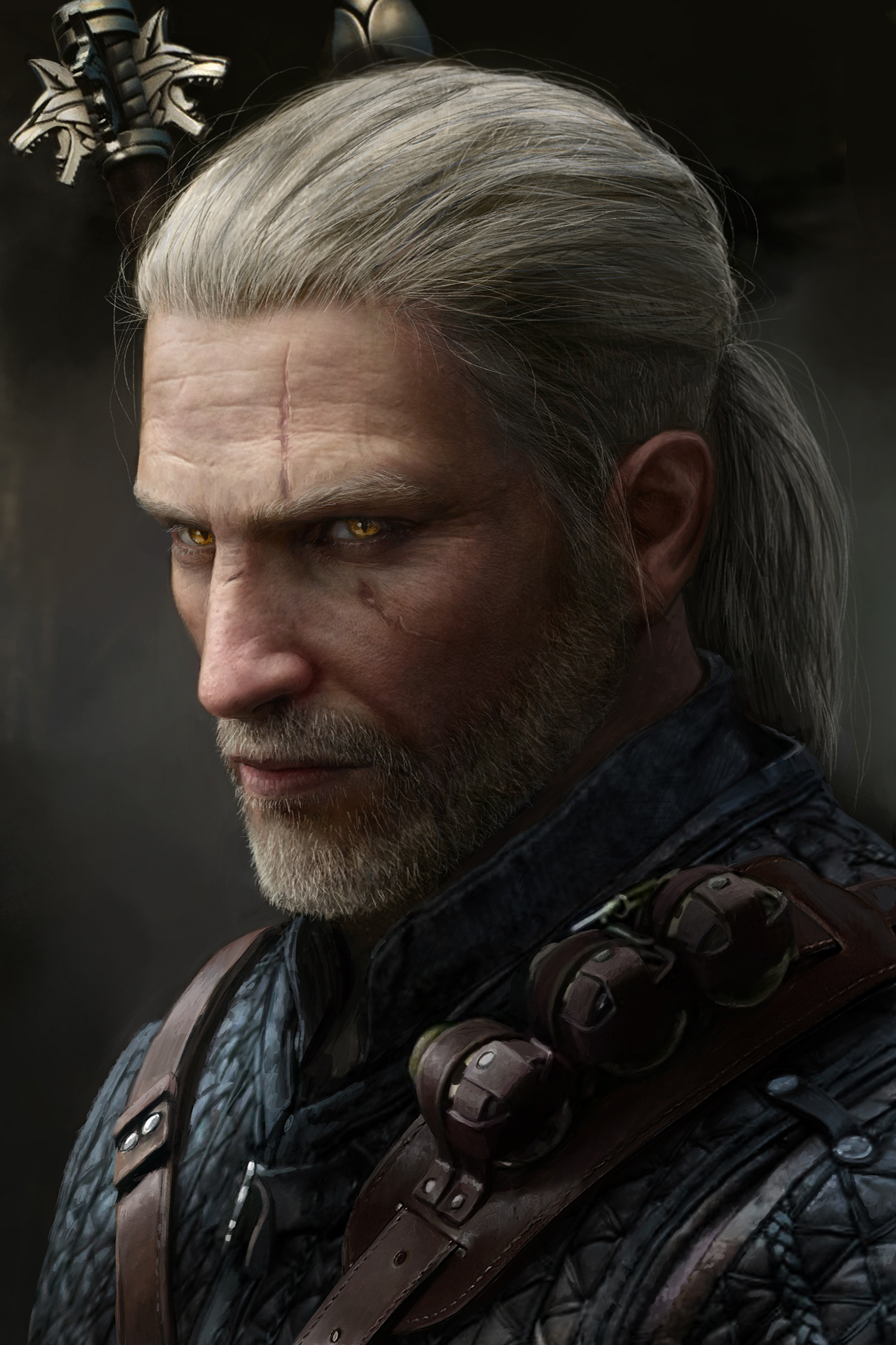 Witcher 3 portraits on Behance