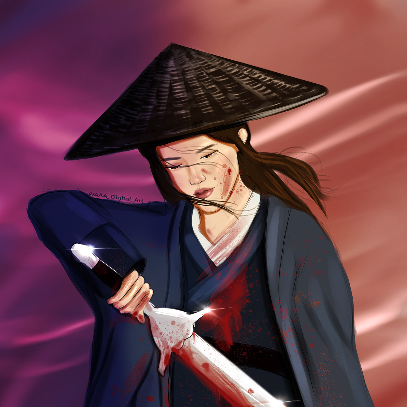 samurai japanese Sword Swords historical warrior Fighter ILLUSTRATION 