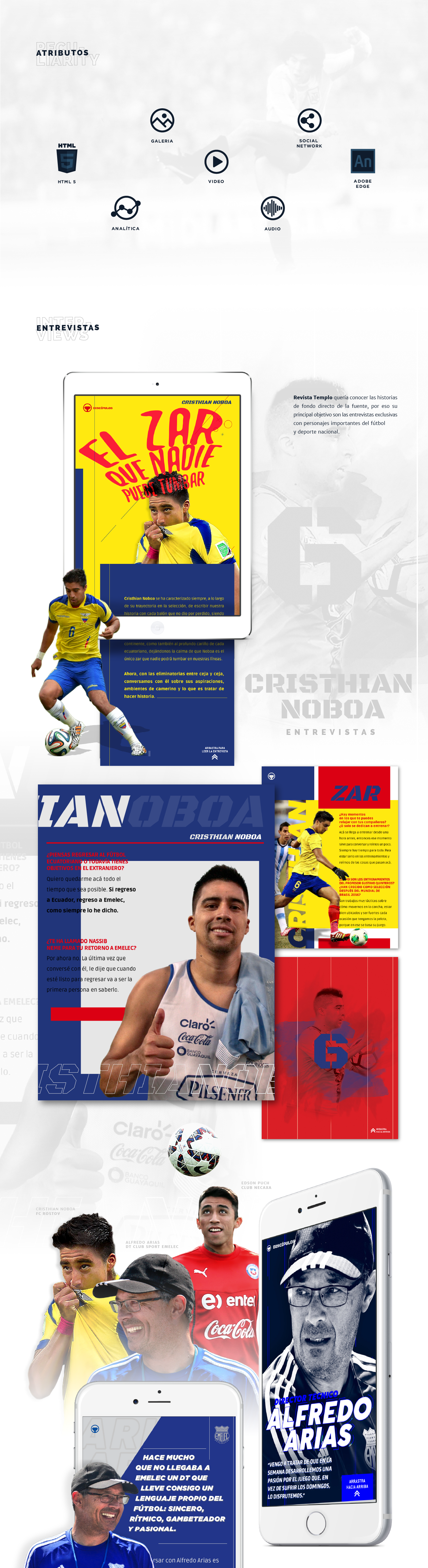 app Digital Magazine templo soccer Ecuador sports Futbol Deportes revista