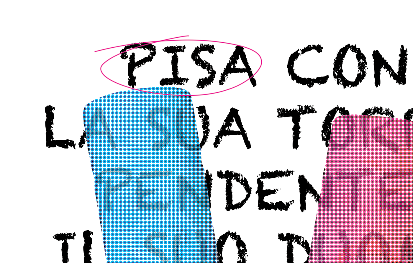 Two Leaning Towers Exhibition 2019 Pisa Exhibition  Poster Design Francesco Mazzenga china cina ILLUSTRATION 