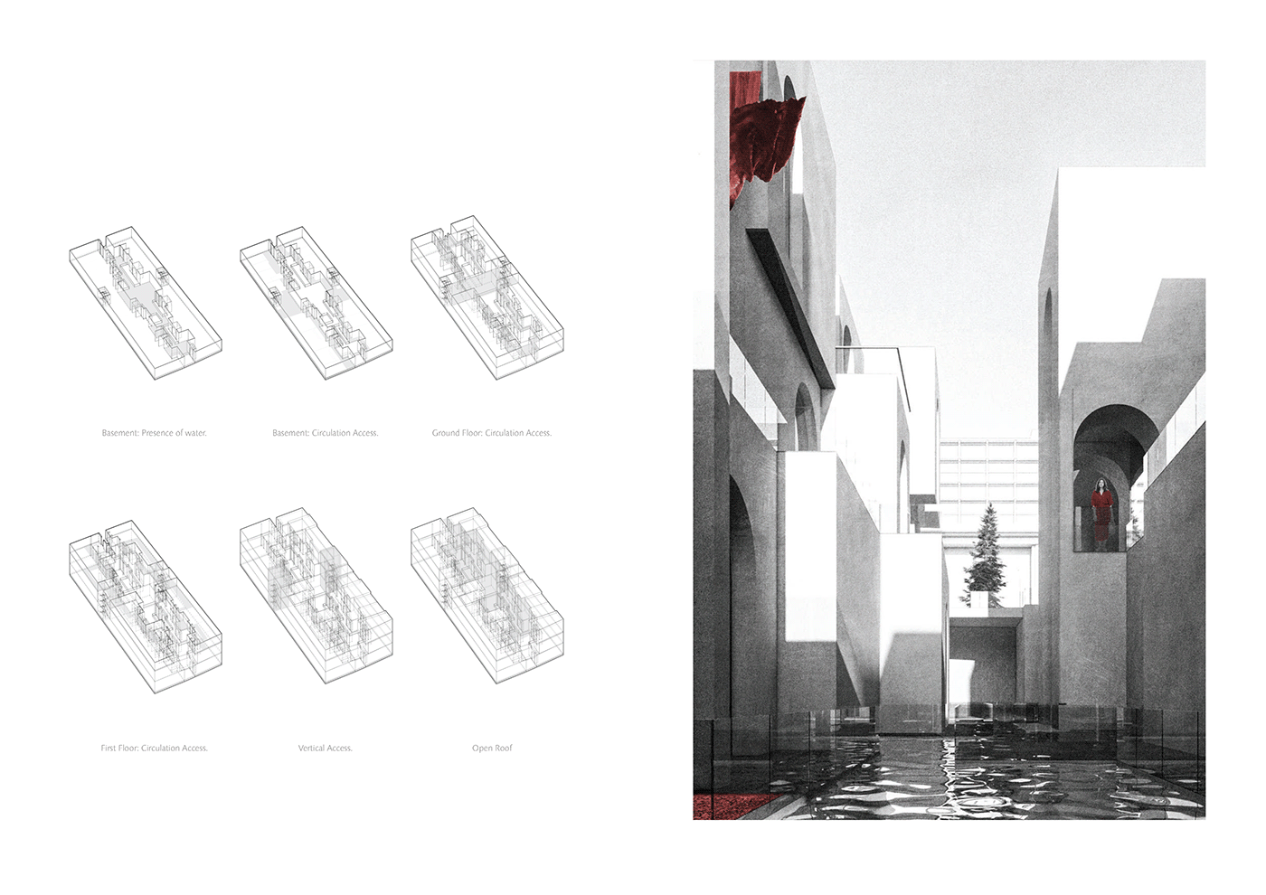 architecture visualization Render 3ds max design bazaar architecural design Comercial design
