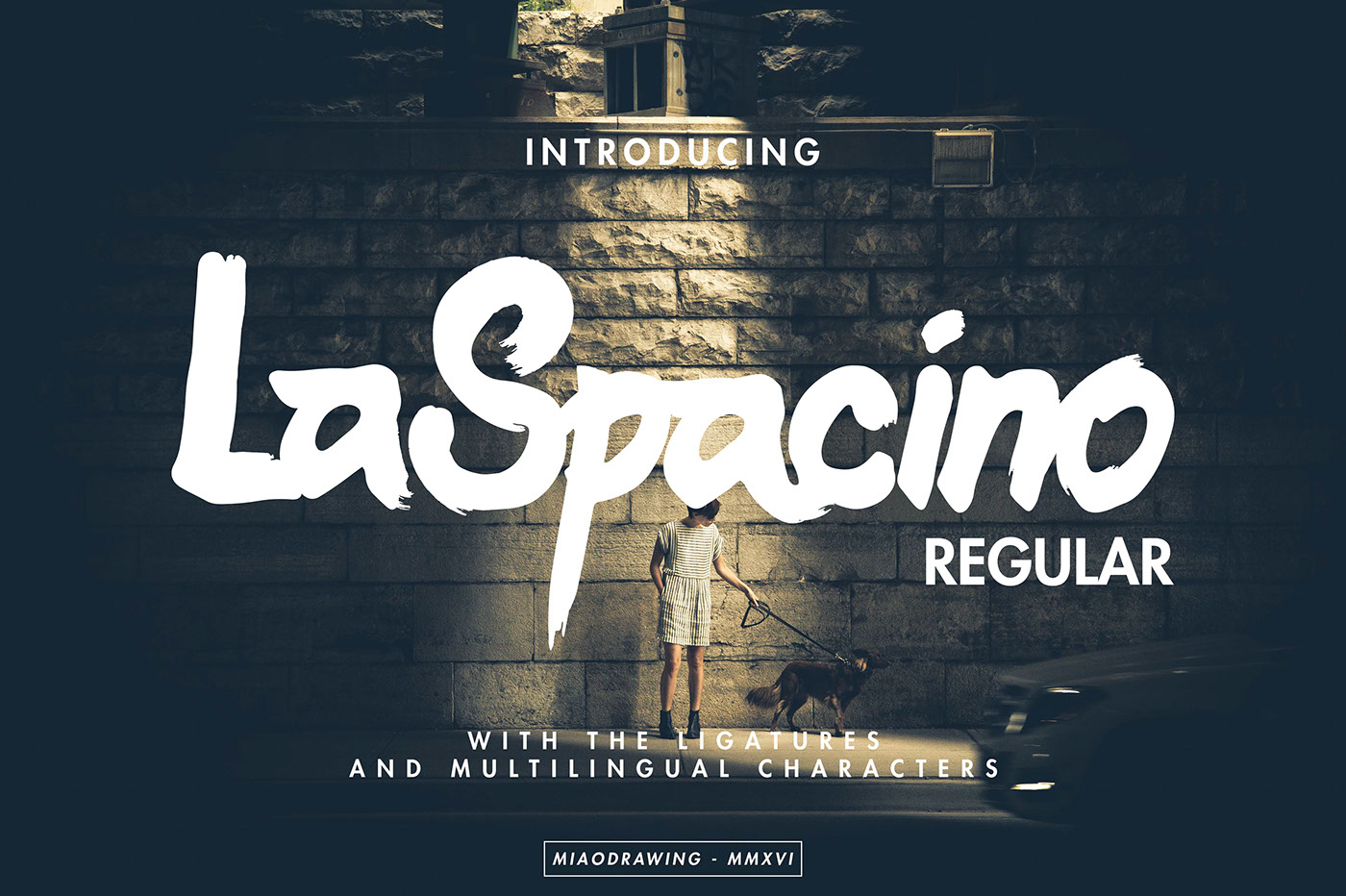 miaodrawing art artwork font fonts LaSpacino Typeface