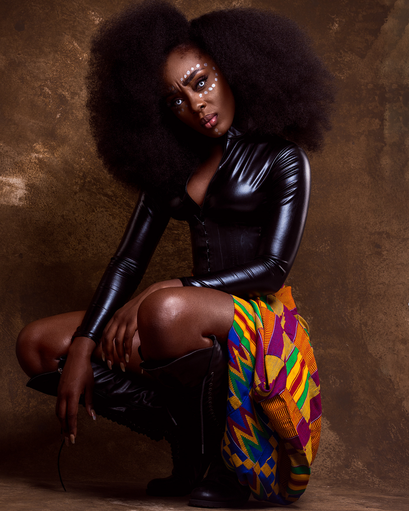 african art beauty ebony Fashion  fashion editorial fierce retouching 