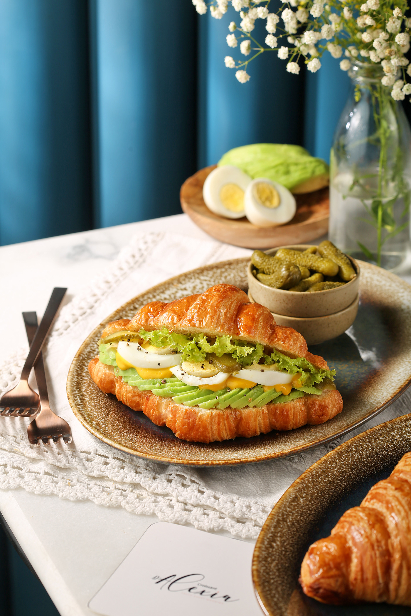 bakery Food  restaurant Advertising  Social media post croissant fresh food photography food styling menu