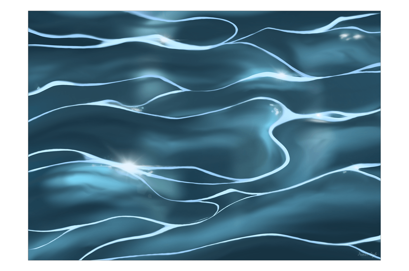 ILLUSTRATION  Digital Art  Drawing  digital illustration Procreate artwork illustrations water Ocean digital painting