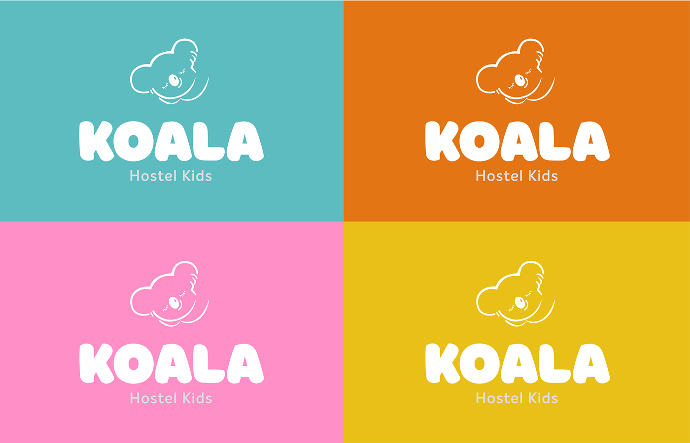 brand Crianças design gráfico hostel hotel identidade visual infantil kids marca Mockup