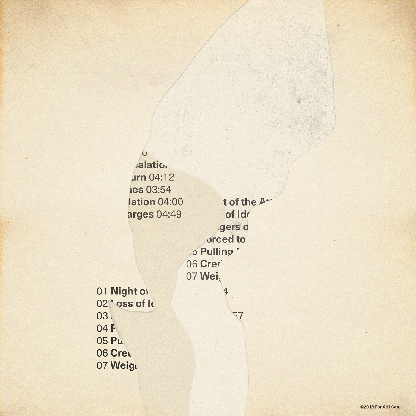 music typography   deign Album collage electronic
