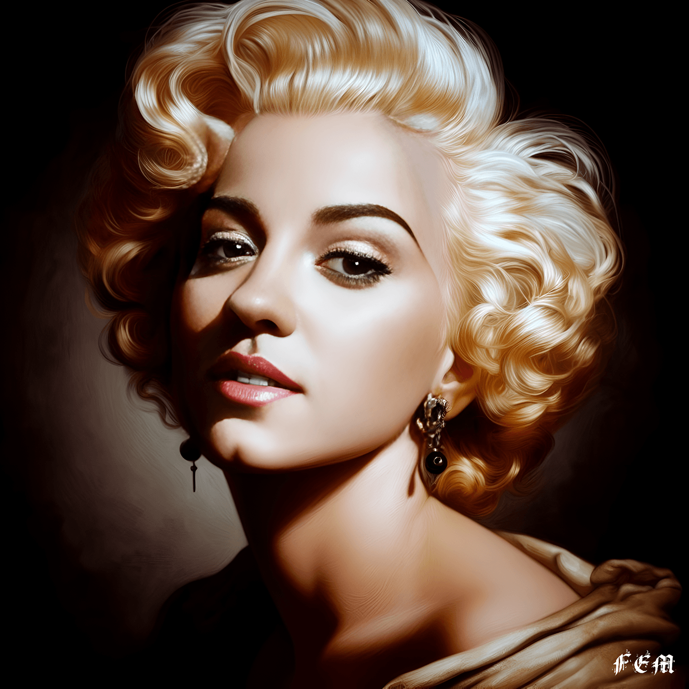 portraits beauty woman cleopatra Marilyn Monroe harley quinn fanart artwork Character design  concept art