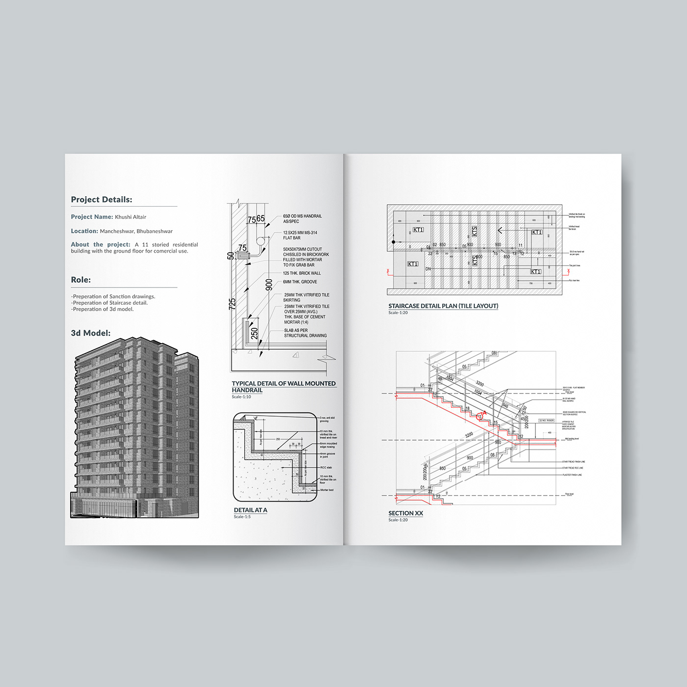 Architecture portfolio architectural design Render visualization architecture modern 3D vray SketchUP