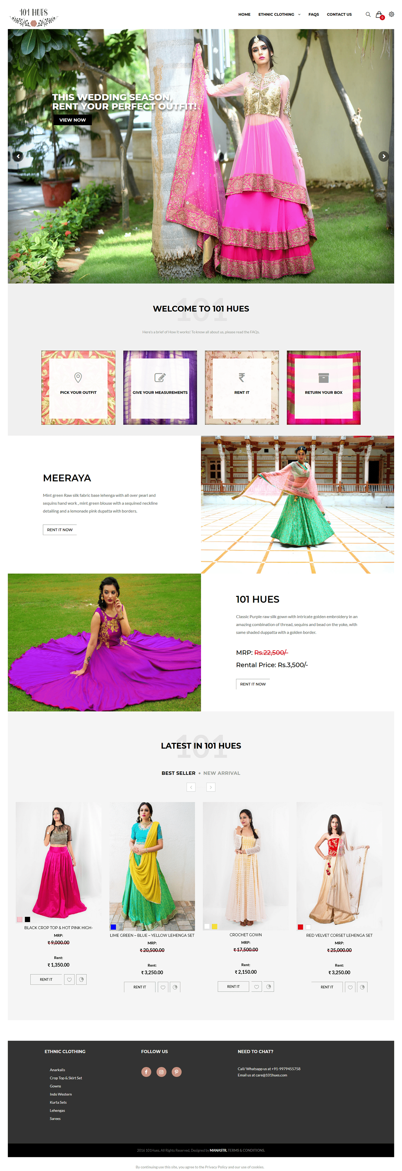 fashion website Website Design website development