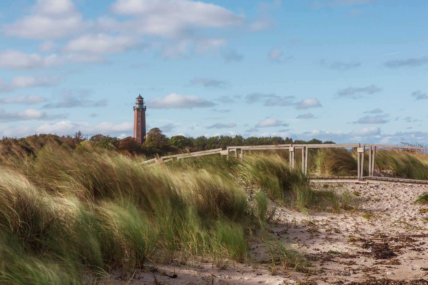 Deutschland herbst Hohwachter Bucht Leuchtturm Neuland Ostsee