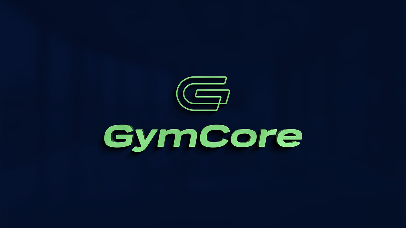 fitness Logotype visual identity brand identity branding  logo gym