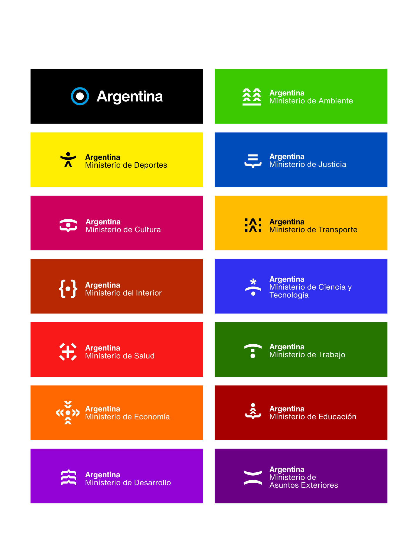 afiche argentina diseño goberment identidad institucional institutional logo poster minimalist