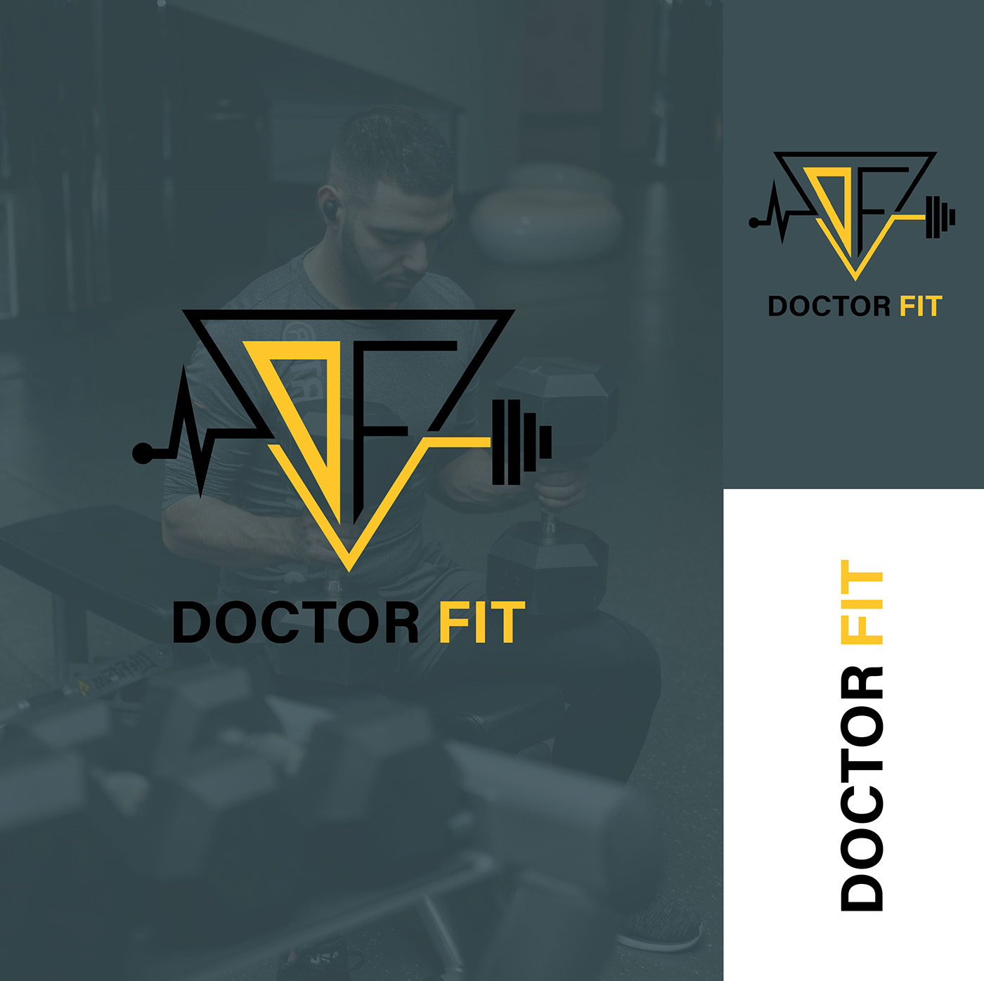 brand Brand Design doctor fitness identity logo medical nutrition typography   visual identity