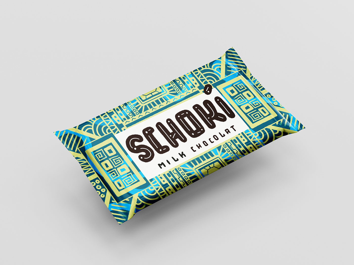 Packaging pattern African Art african pattern chocolate Schokolade packaging design Handlettering lettering font fonts