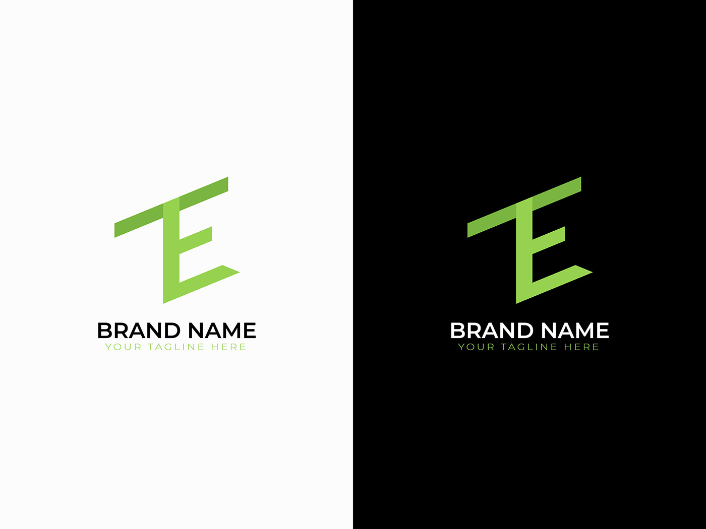 minimal logo creative logo branding Logo brand identity professional symbol corporate minimalist abstract logo te letter logo