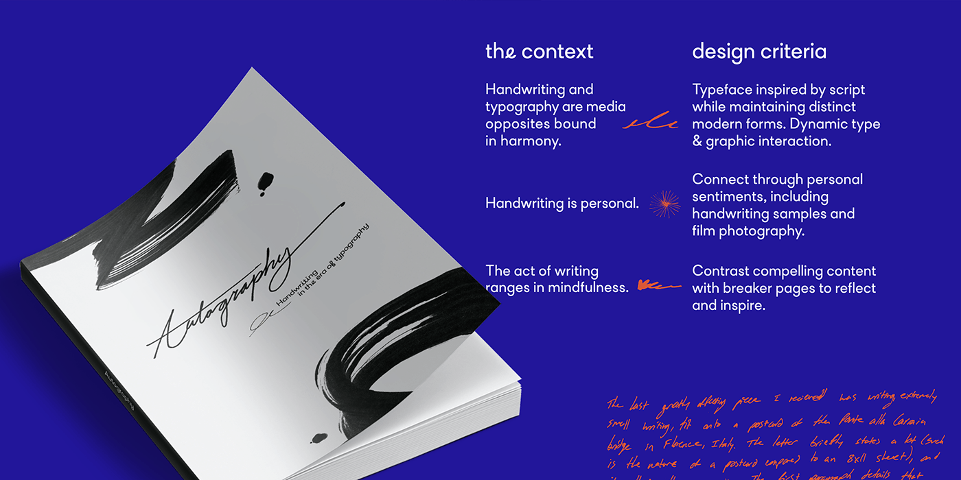 design print book design graphic design  handwriting typography   visual identity type design Layout Photography 