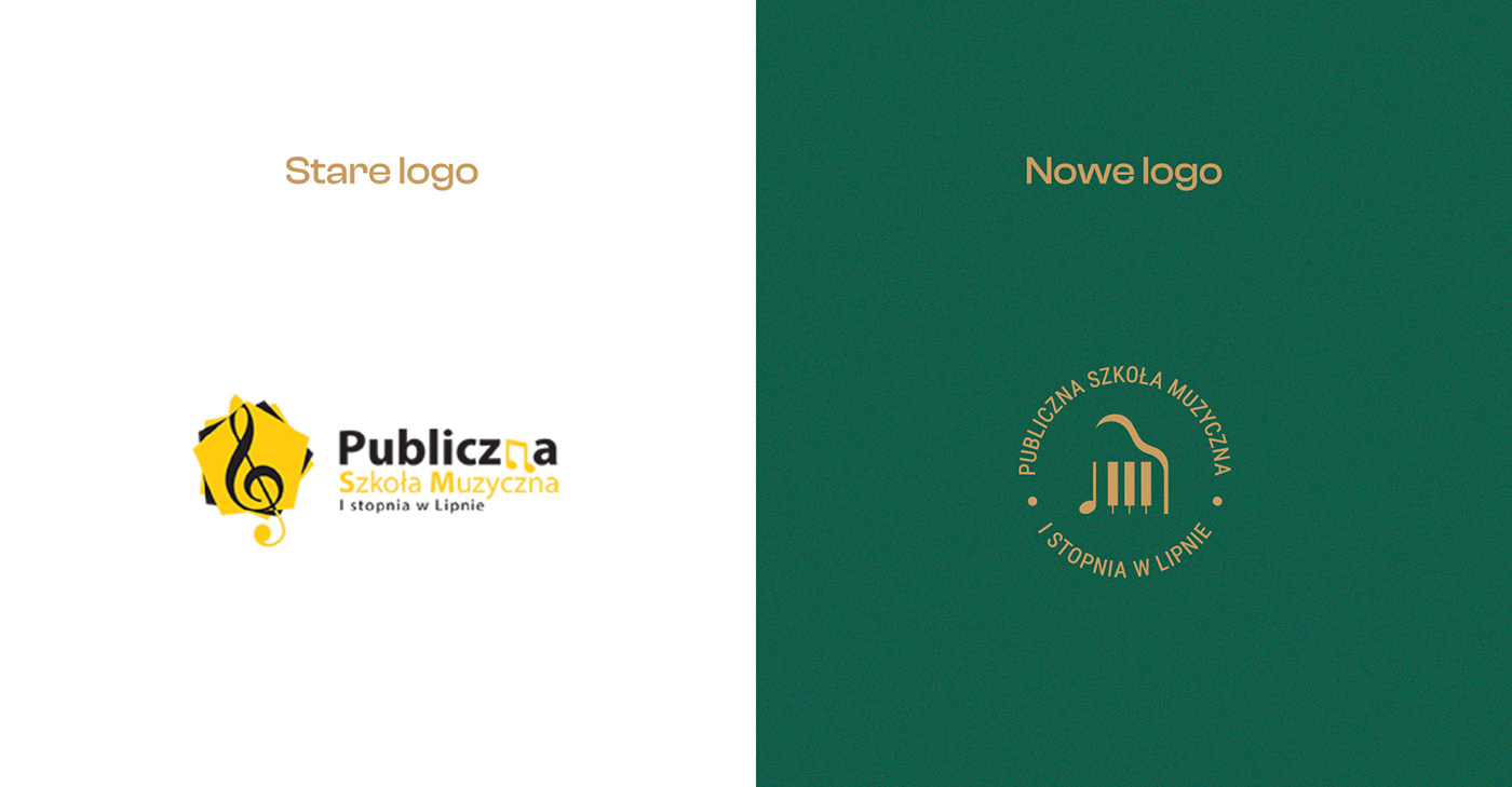 branding  logo music school szkoła muzyczna typography   warszawa polska muzyka