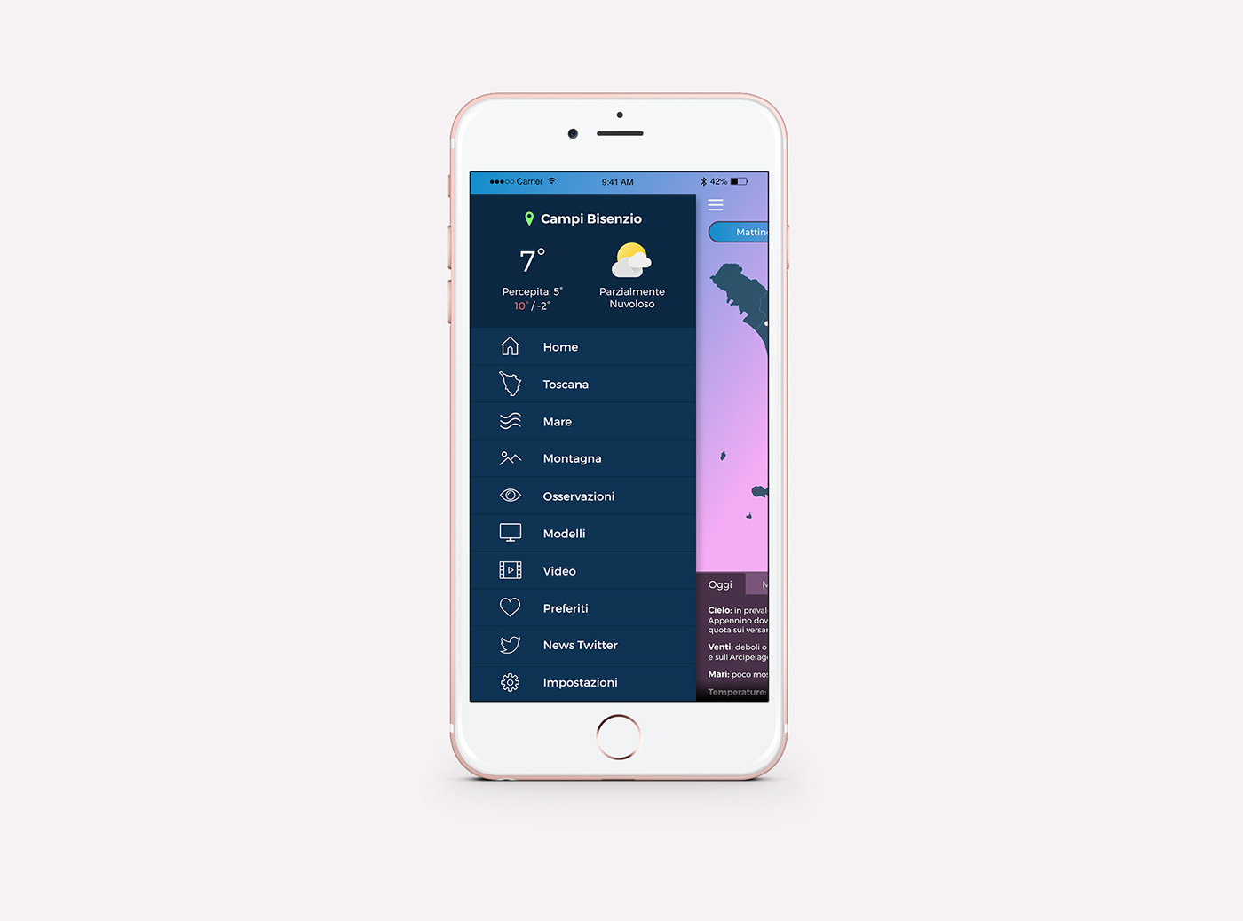 icon design  Mobile app ux UI Interaction design  weather app