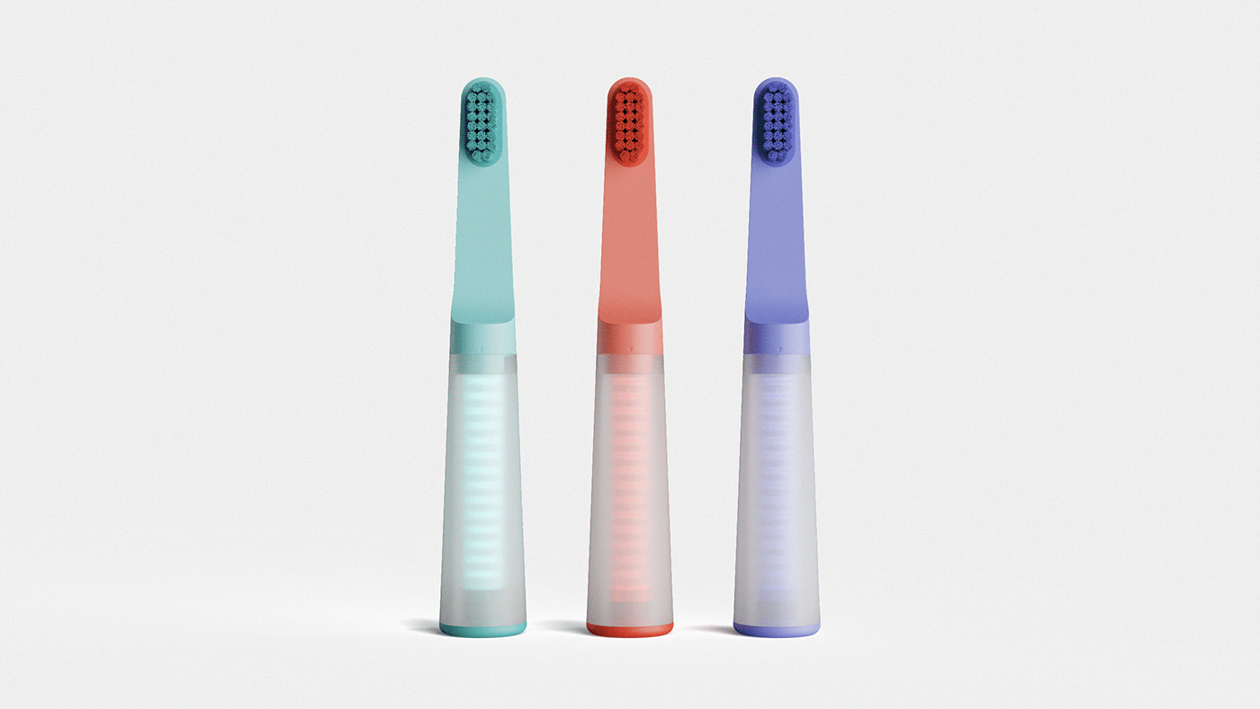 toothbrush toothpaste design industrial design  Behance product design  dental tooth teeth medical