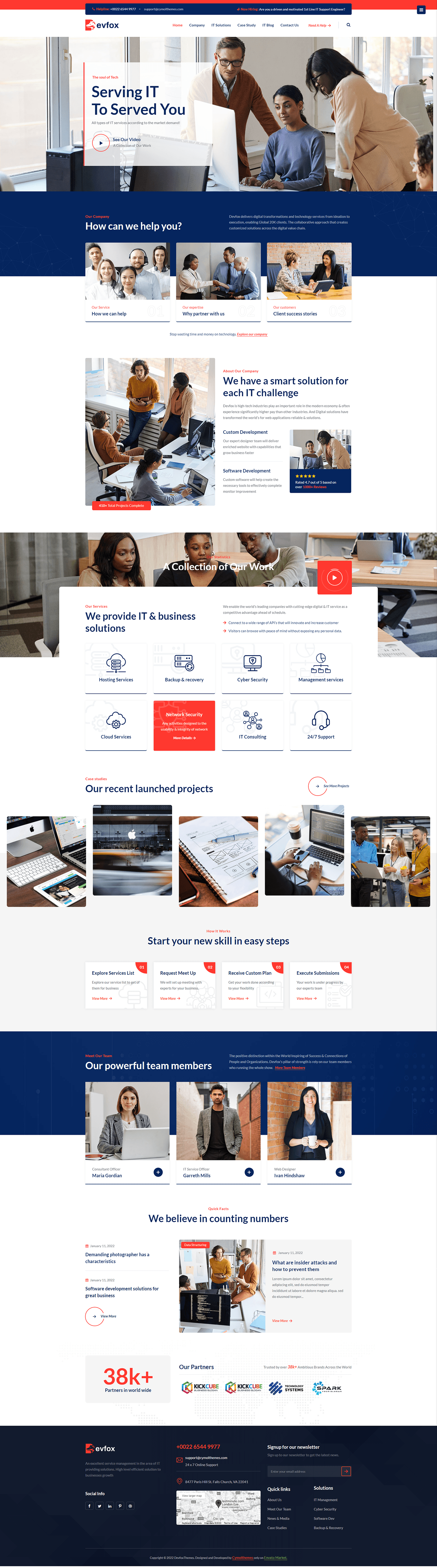 Devfox WP Theme for IT solutions & services company websites