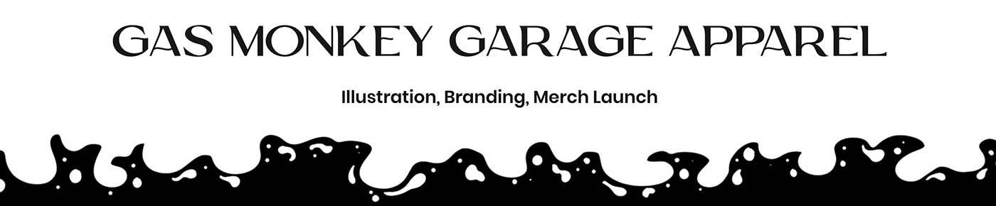 merchandise merch design Tshirt Design tshirt tshirtdesign apparel Apparel Design Gas Monkey gas monkey garage motorcycle
