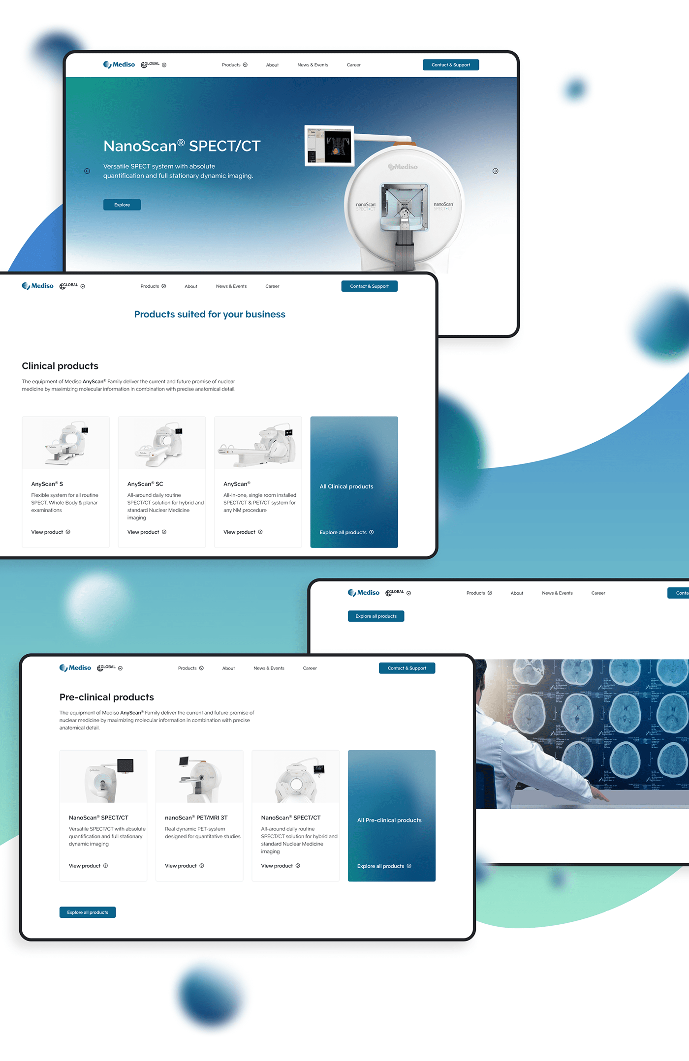 Case Study digital branding healthcare science ui design uiux UserInterface Webdesign