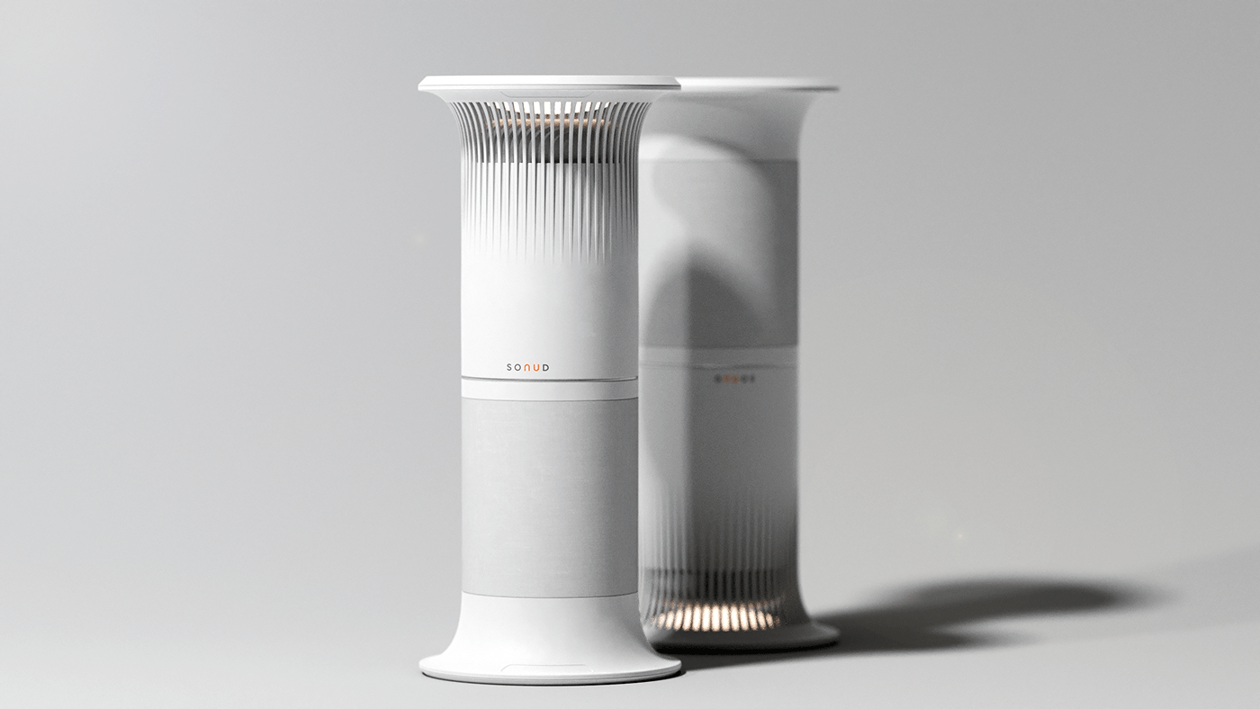 home industrial design  product design  speaker visualization sound Electronics noise object substance