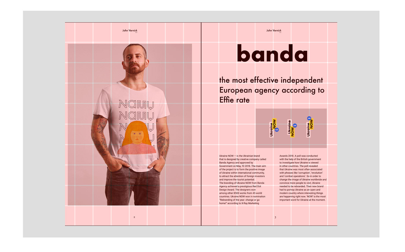 banda esthetic graphicdesign grid InDesign journal lifestyle magazine Minimalism print
