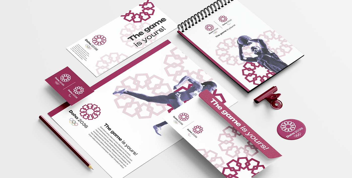 branding  doha olympic Olympic Games Olympics Qatar Games world cup School Project