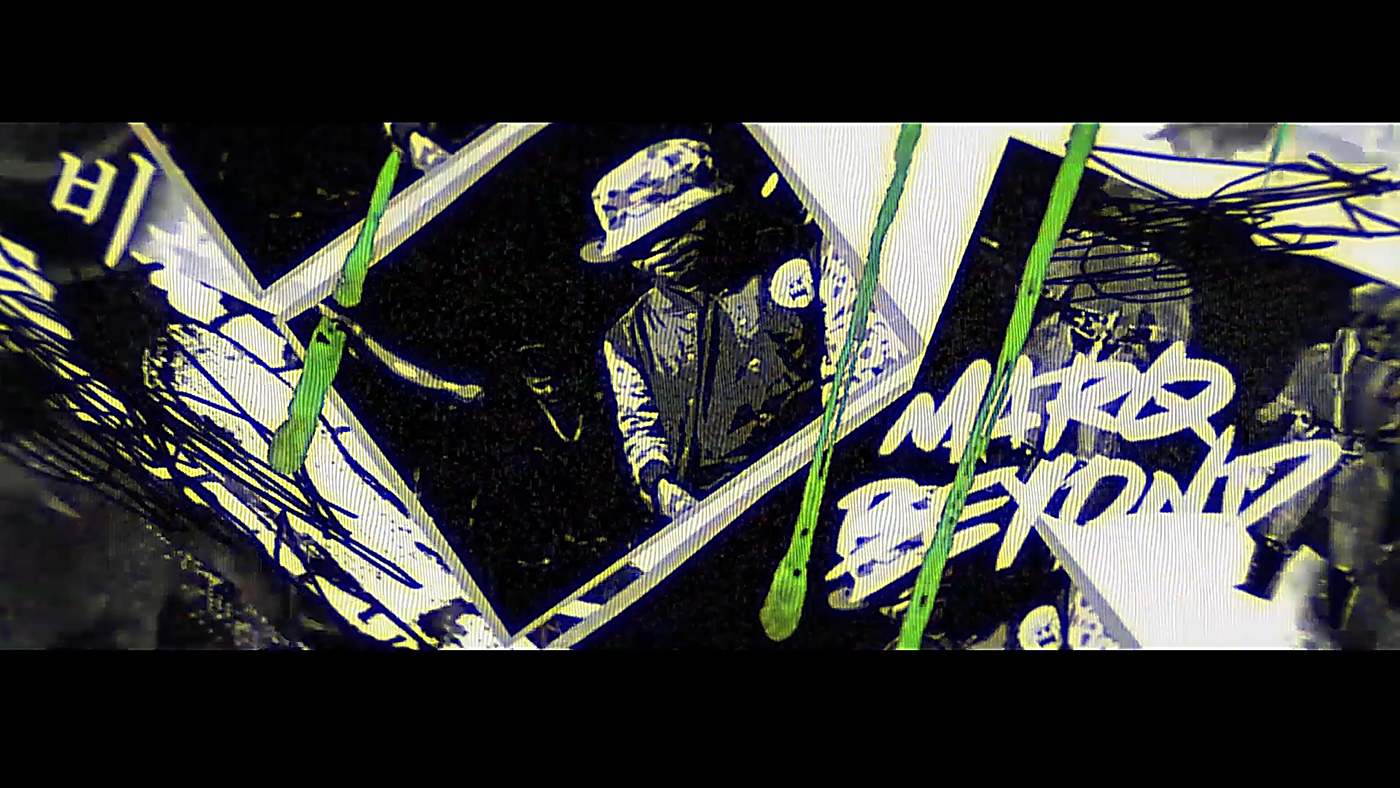 musicvideo artwork graphicdesign motiongraphic vhs Layout hiphop SkinnyChase Glitch M/V