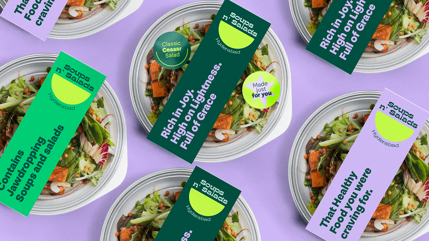 Fast food Food  graphic design  healthy organic restaurant salad Vegetarian Veggie visual identity