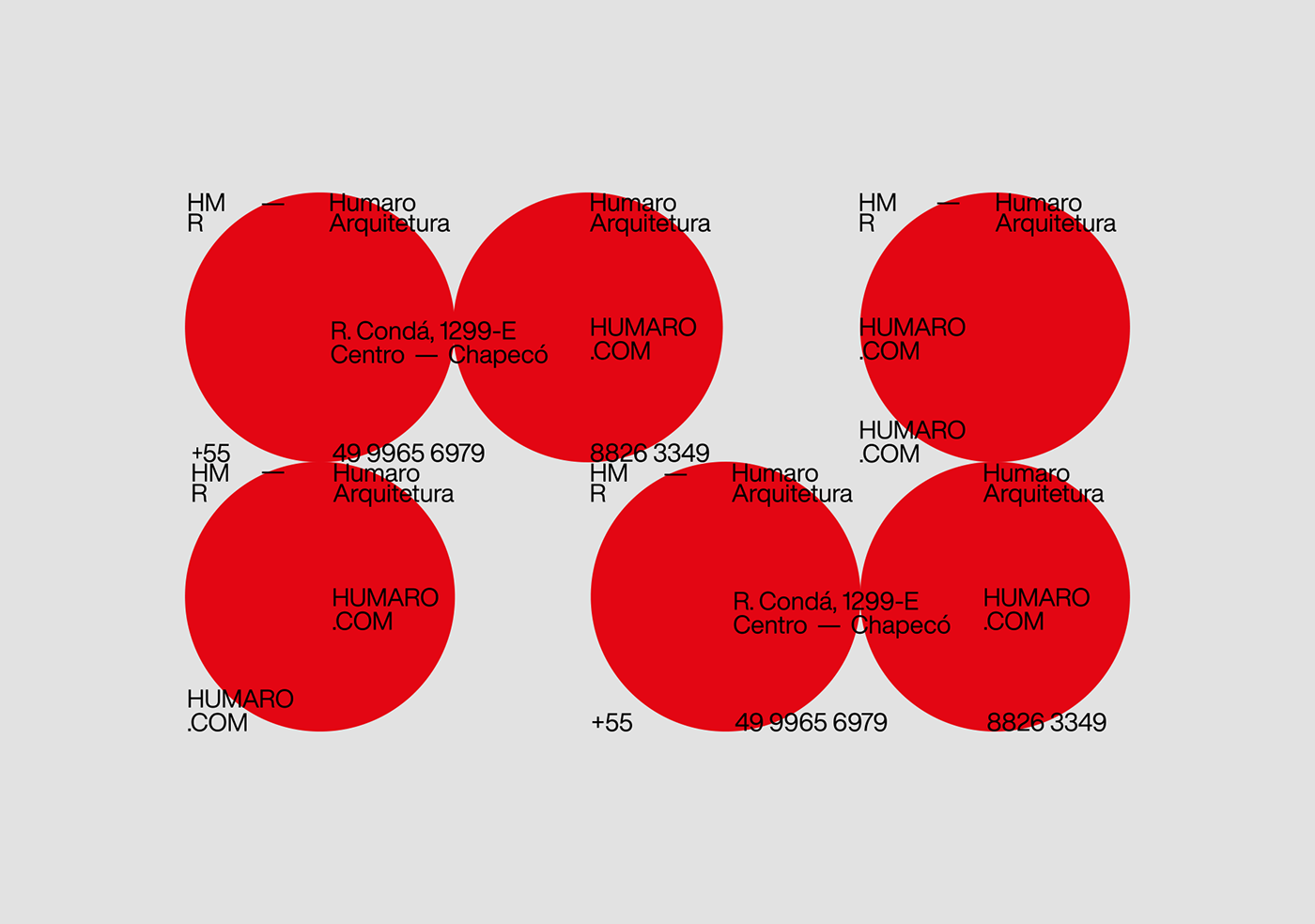architecture branding  circles geometric minimal modern typography  