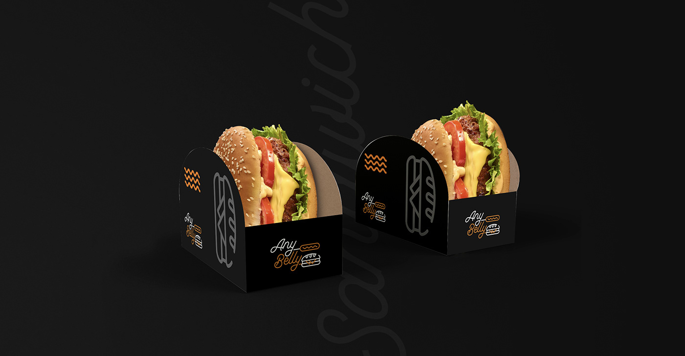 Food  Fast food burger corndog skewer bread Fries Truck Food truck orange
