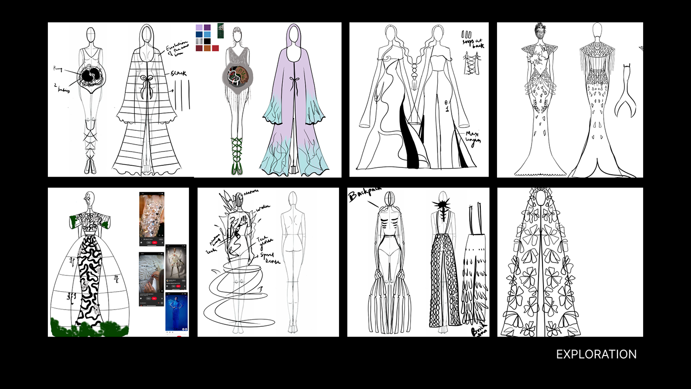 design design collection fashion portfolio styling  fashion design avant garde art direction  Creative Direction  modeling Art to wear