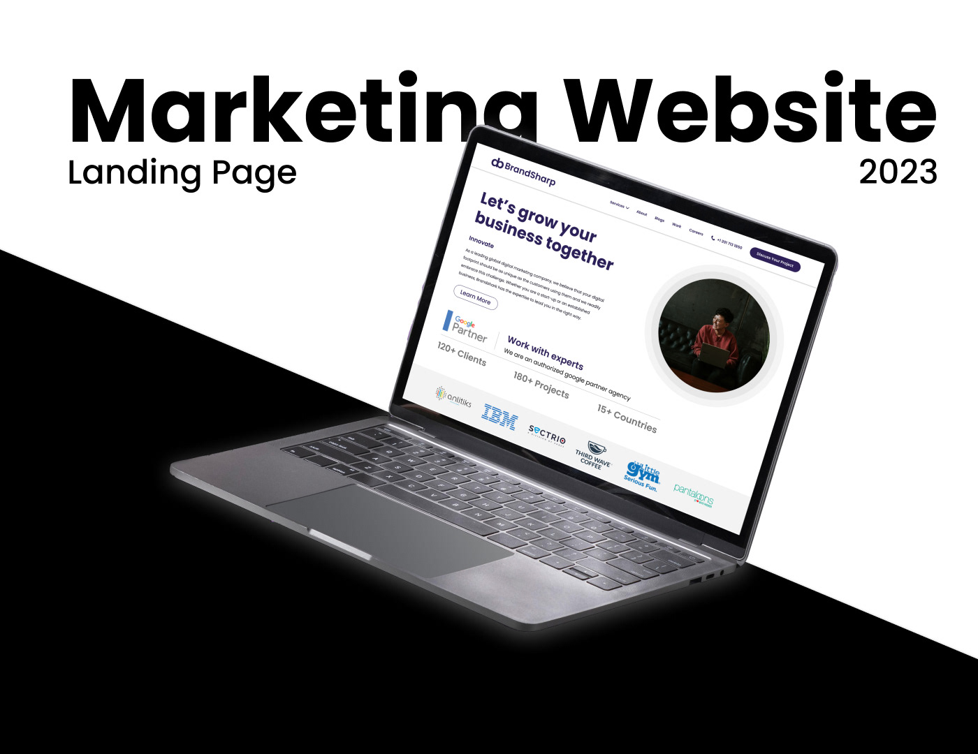 landing page Marketing Wesbite