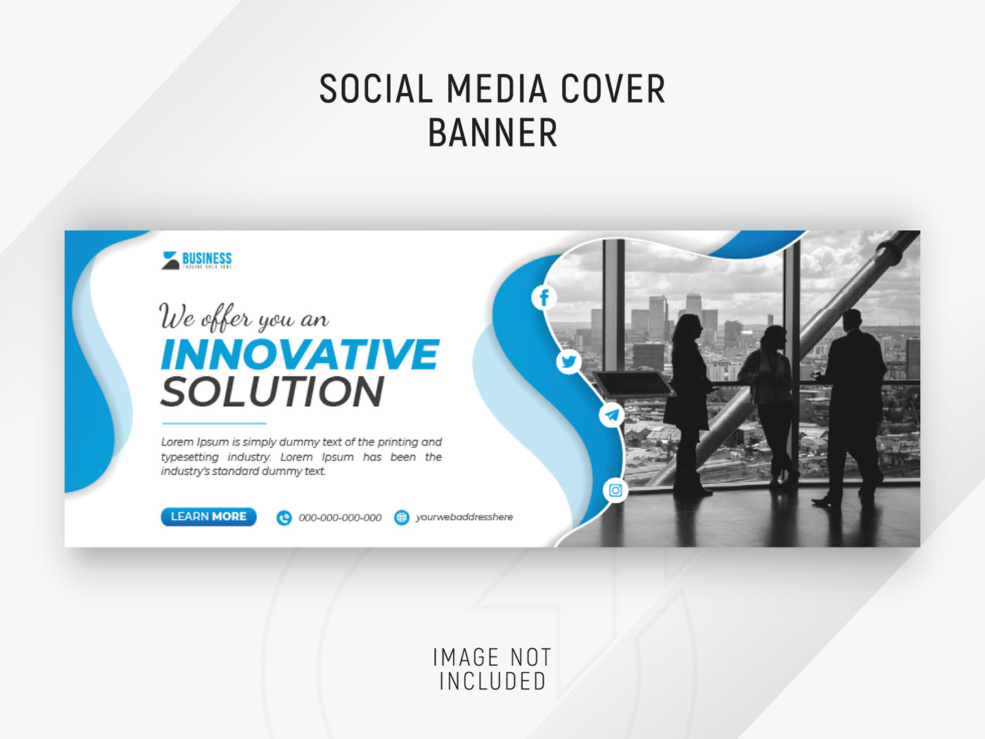 abstract Advertising  brand identity business corporate facebook cover Innovative modern Social media post solutions