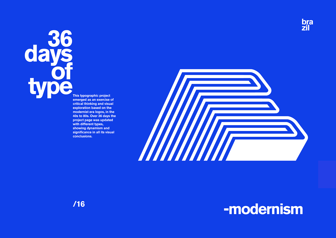 type Typeface 36daysoftype letterring number design font modernism 36 days 36days