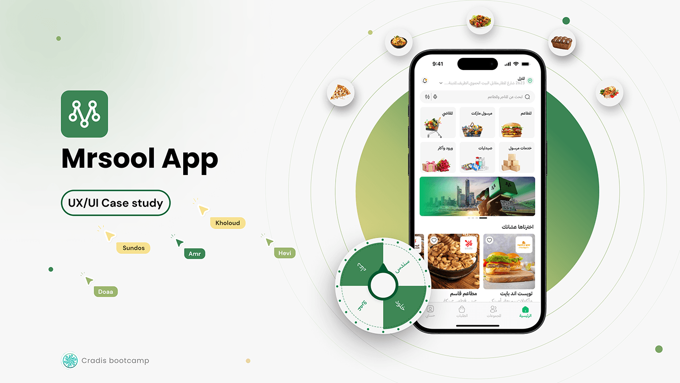 design uiux Mobile app food delivery user interface user experience Figma