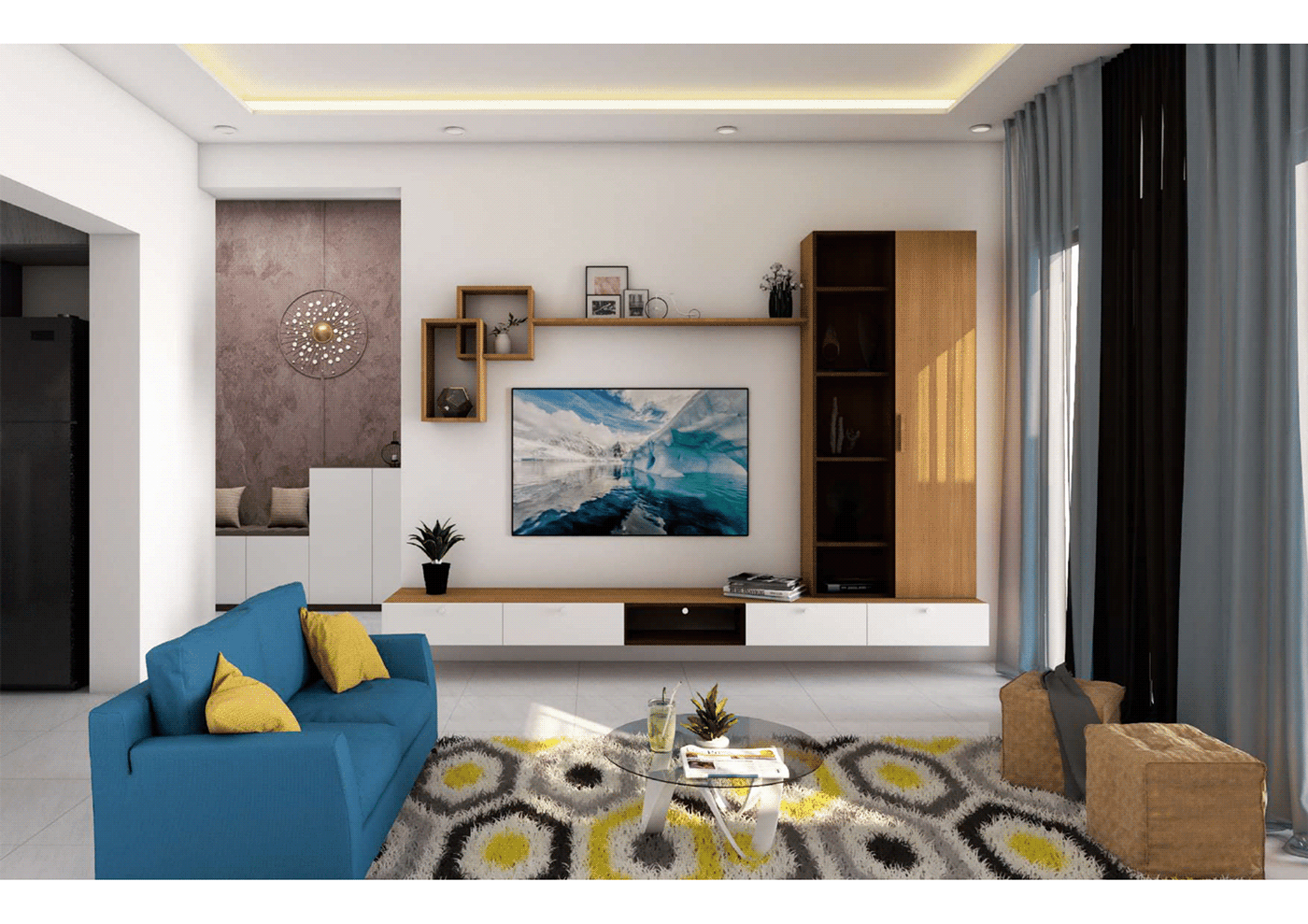 interior design  appartment design  architecture vray corona bedroom