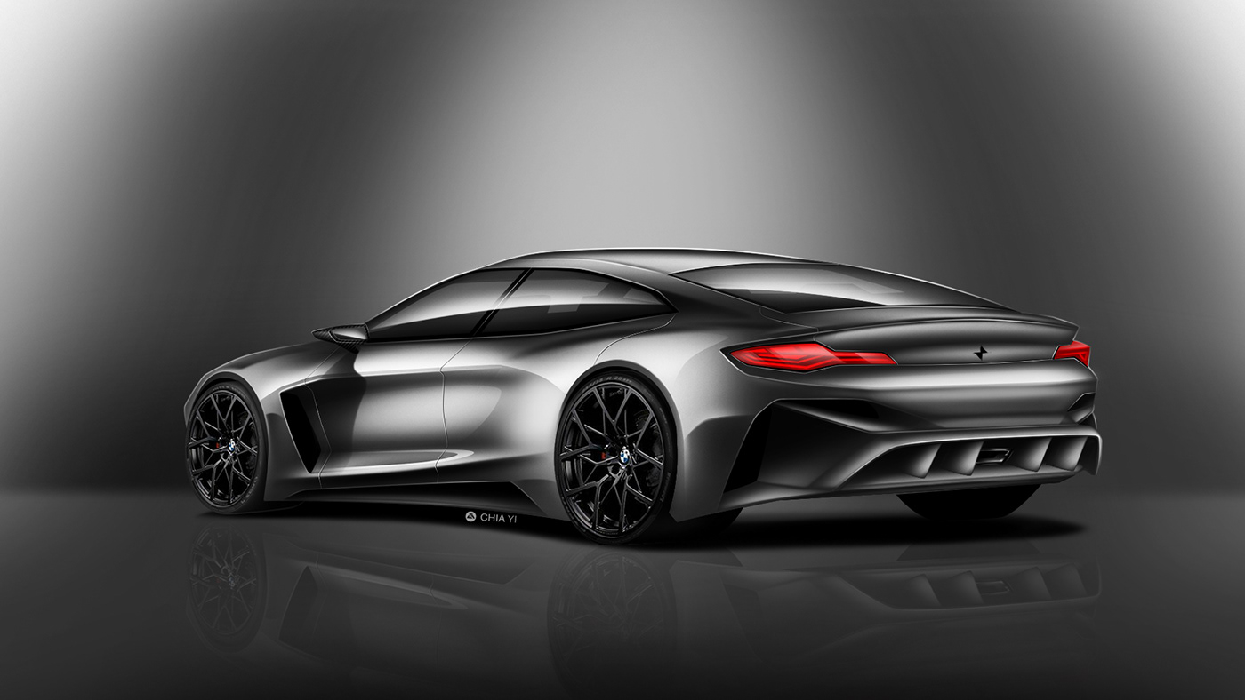 BMW automotive   concept car design exterior design rendering design