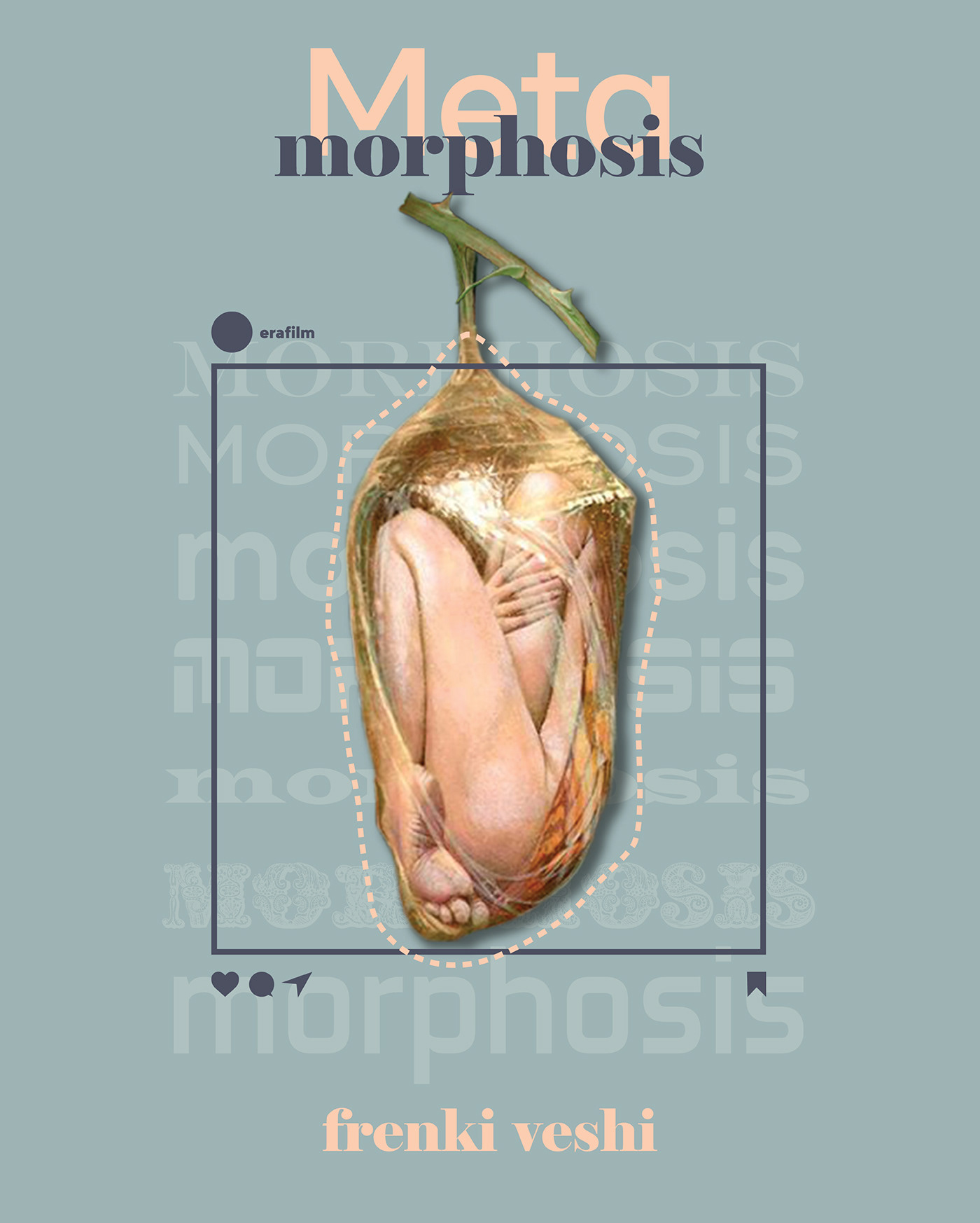artwork composition conceptual design Digital Art  metamorphose Metamorphosis poster poster art Poster Design
